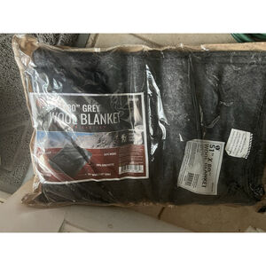 1 Wool Blanket Outdoor Cover Military Camping Survival Warm 51"x80" 2lbs Large